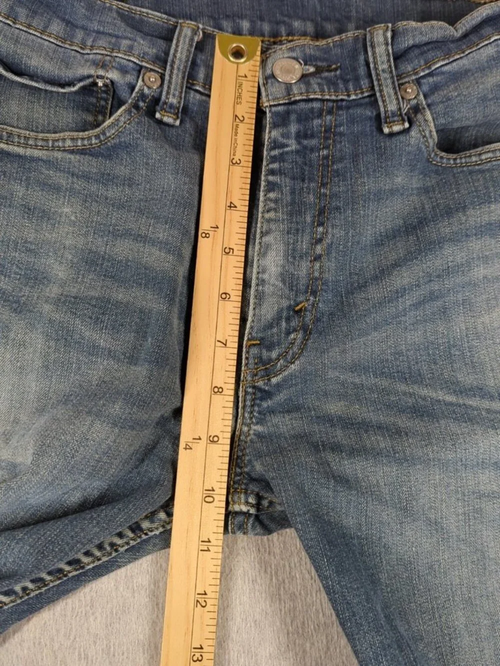 Levi's 513 Jeans Men's 32x30 (Actual 32x28) Blue Slim Straight Stretch Denim
